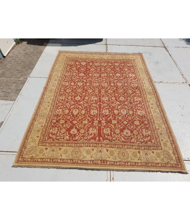 Handwoven Sumak kilim rug 361x267 cm