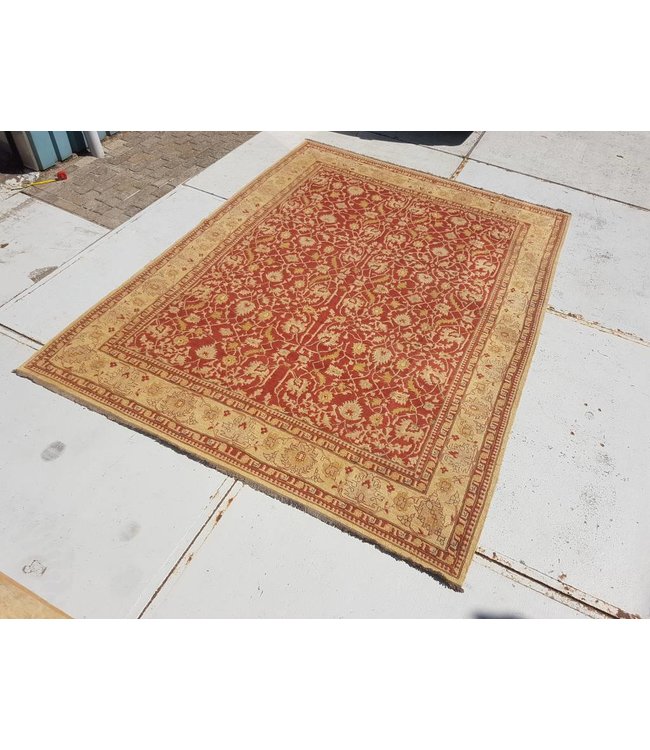 Handwoven Sumak kilim rug 361x267 cm