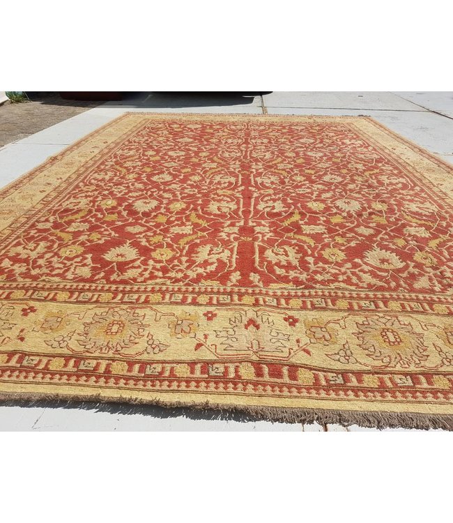 Handgewebt Sumak kelim teppich 361x267 cm