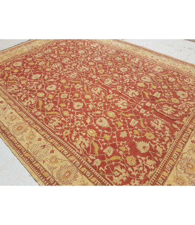 Handwoven Sumak kilim rug 361x267 cm