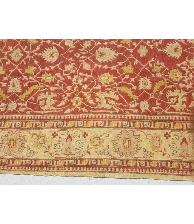 Handwoven Sumak kilim rug 361x267 cm