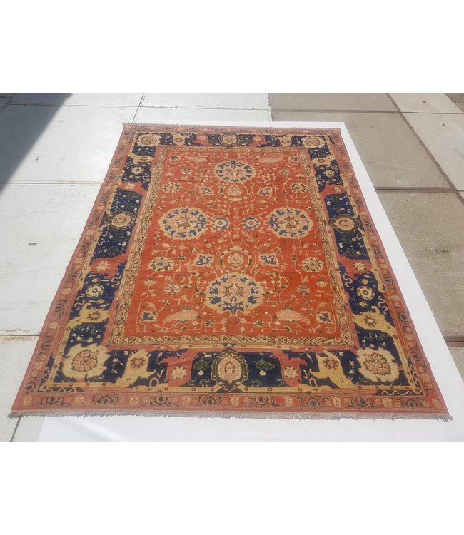 Handgewebt Sumak kelim teppich 400x296 cm