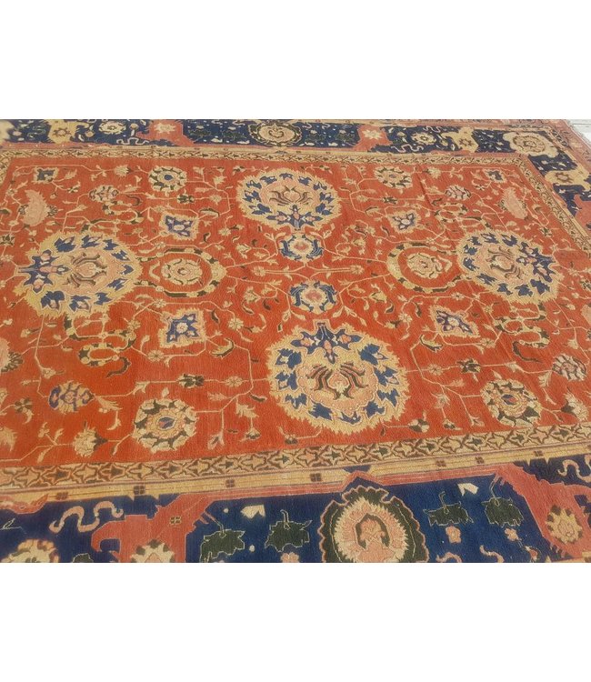 Handgeweven Sumak kelim 400x296 cm