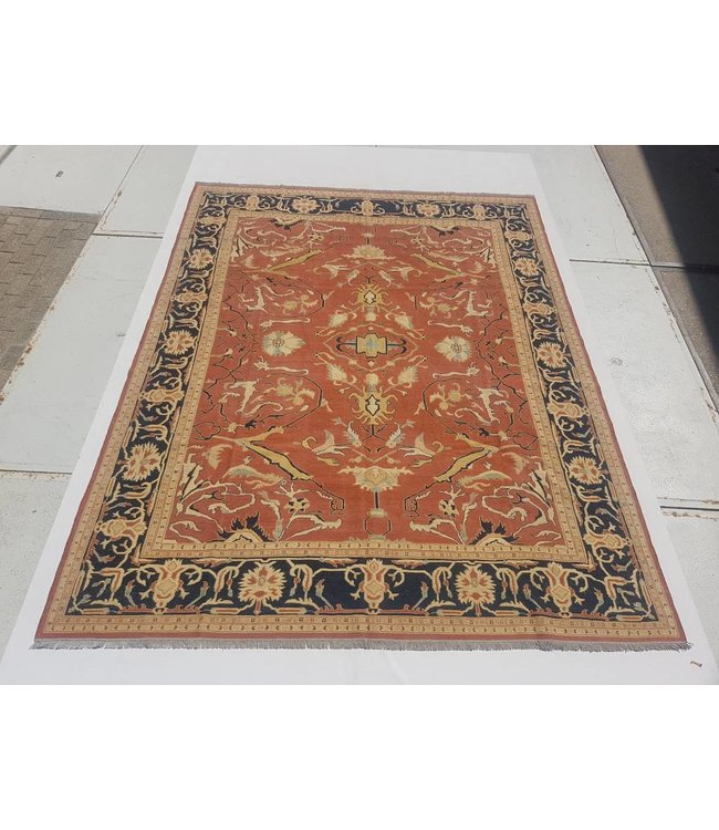 Handwoven Sumak kilim rug 350x269 cm