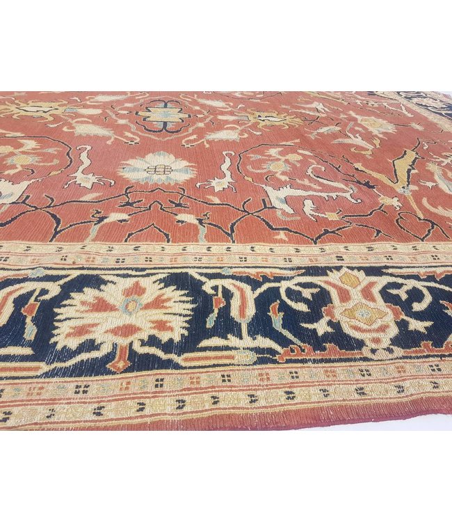 Handwoven Sumak kilim rug 350x269 cm