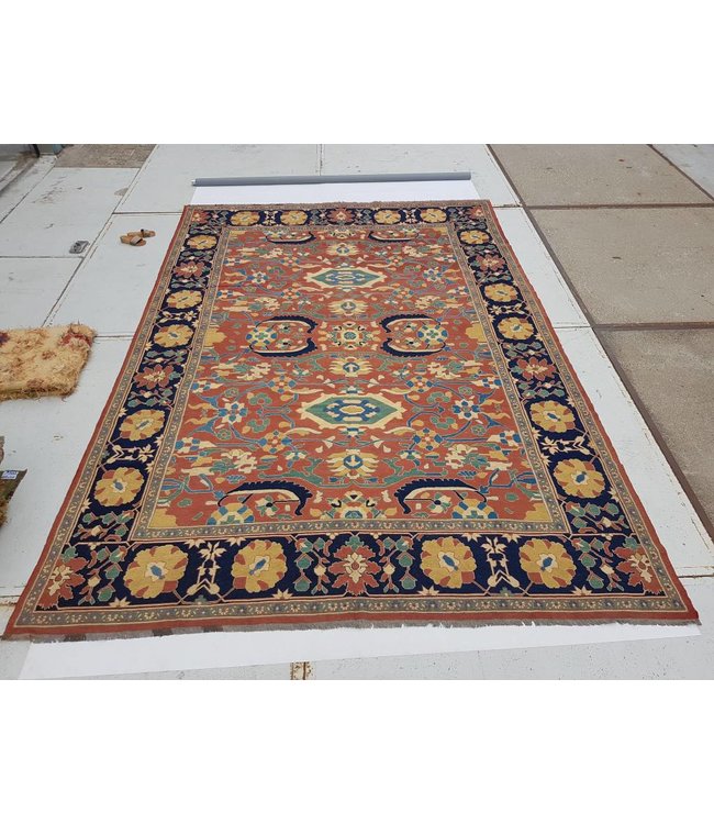 Handgewebt Sumak kelim teppich 433x303 cm