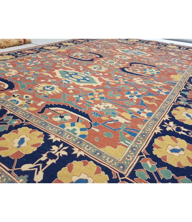 Handgeweven Sumak kelim 433x303 cm