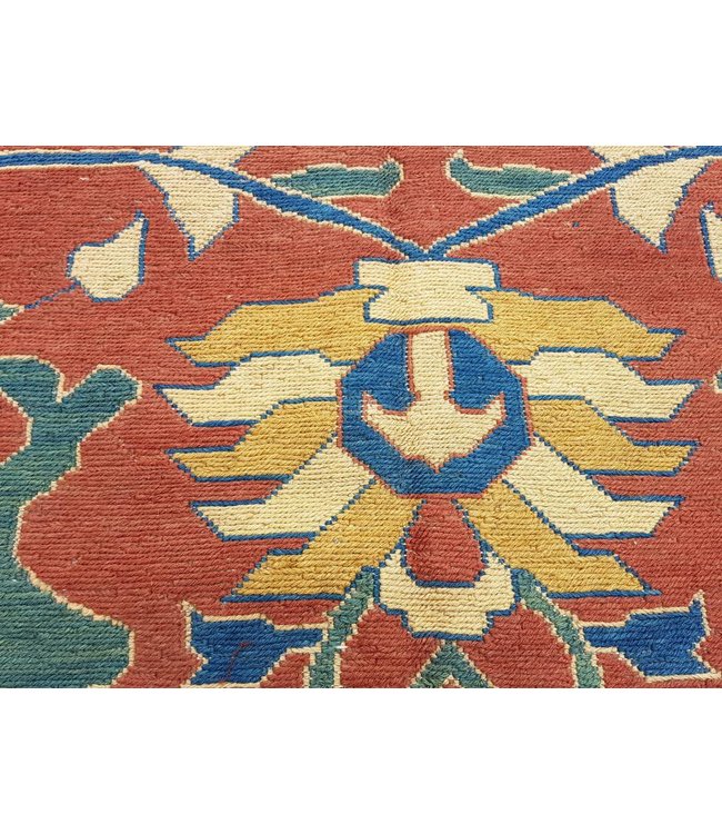 Handgewebt Sumak kelim teppich 433x303 cm