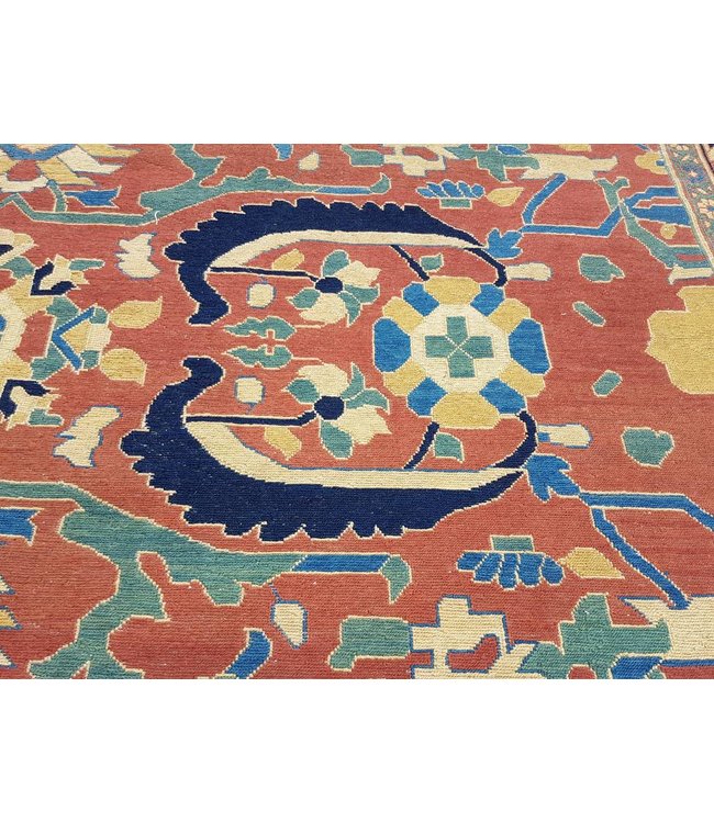 Handgeweven Sumak kelim 433x303 cm