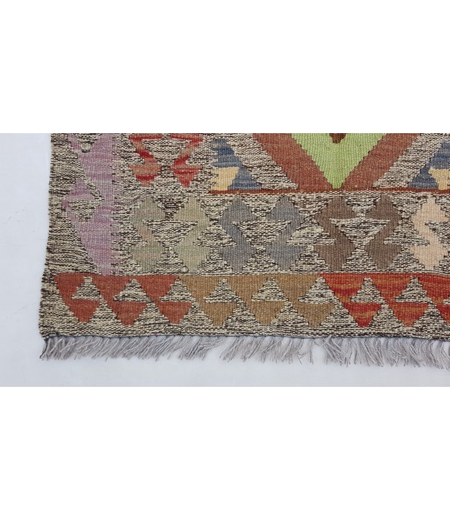 Hand Woven Afghan Wool Kilim Area Rug 125 x 77 cm