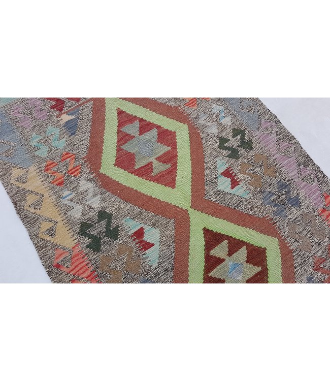 Handgewebte Orientalisch Wolle Kelim Teppich 125 x 77 cm