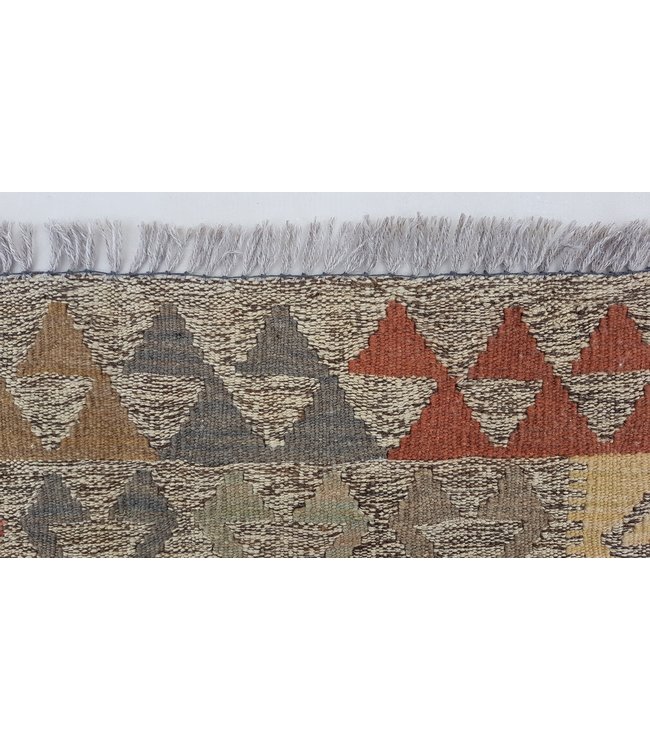 Hand Woven Afghan Wool Kilim Area Rug 125 x 77 cm