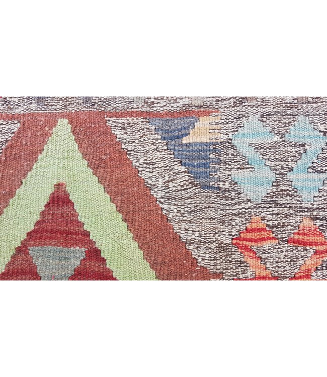 Hand Woven Afghan Wool Kilim Area Rug 125 x 77 cm