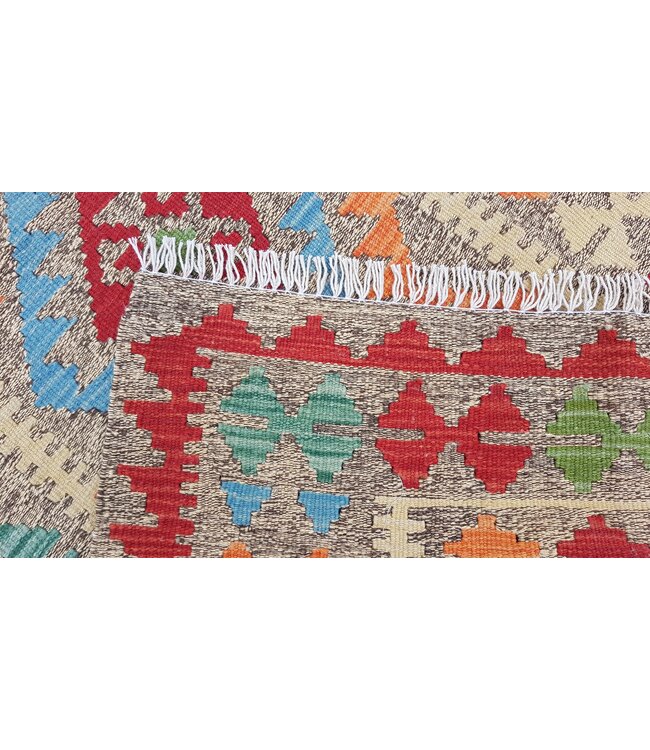 Handgewebte Orientalisch Wolle Kelim Teppich 123 x 87 cm