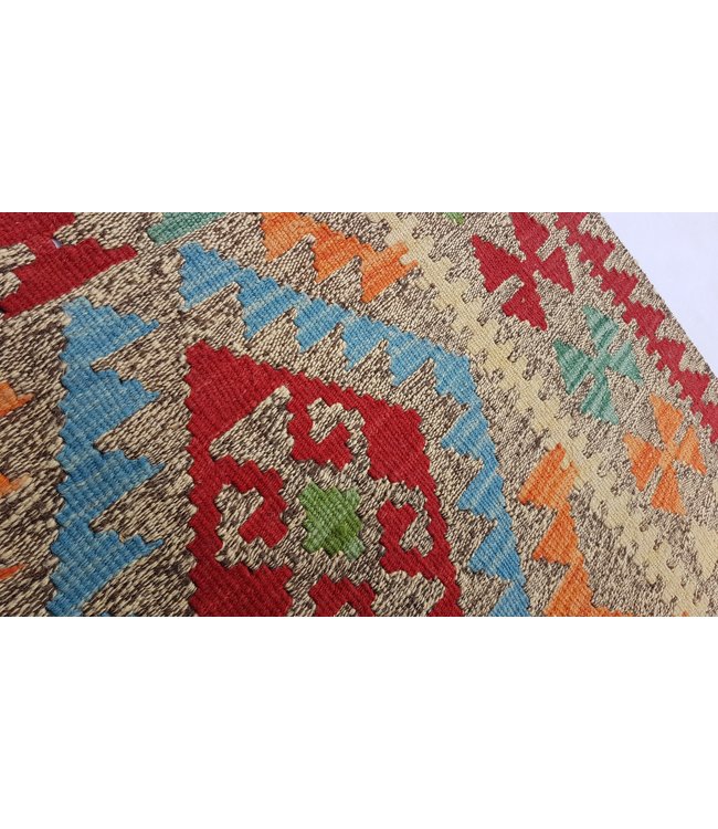 Handgewebte Orientalisch Wolle Kelim Teppich 123 x 87 cm