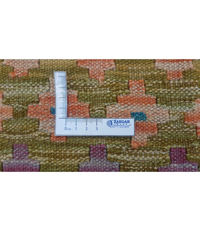 Hand Woven Afghan Wool Kilim Area Rug 155 x 103 cm