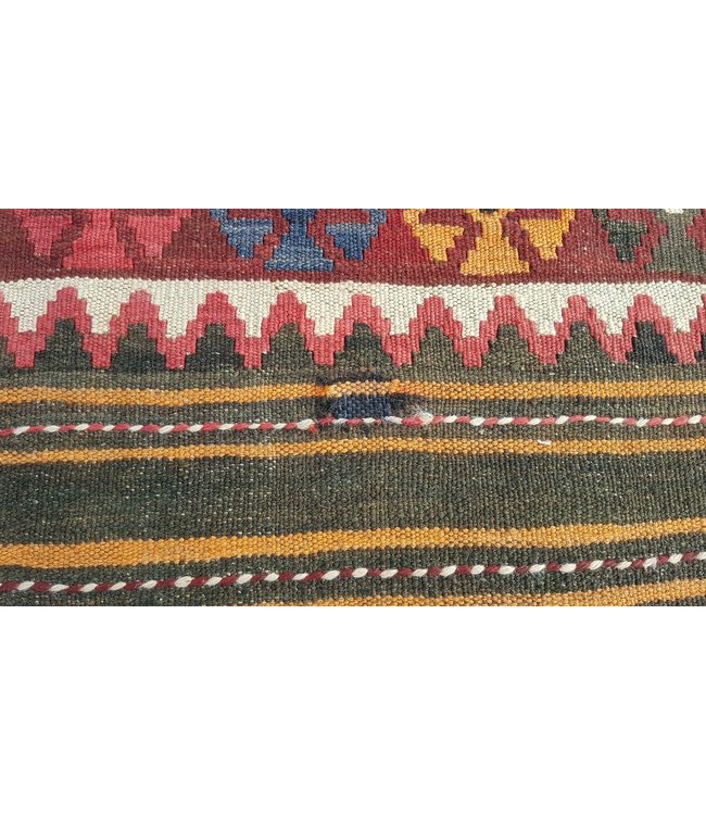 Handgewebte Orientalisch Wolle Kelim Teppich 460x306 cm