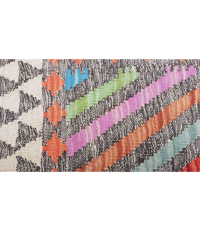 Handgemaakt Oosters Kelim Wol Vloerkleed 122x93 cm