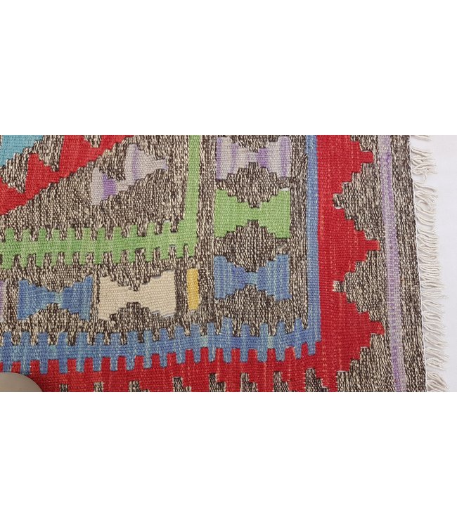 Handgewebte Orientalisch Wolle Kelim Teppich 118 x 80 cm