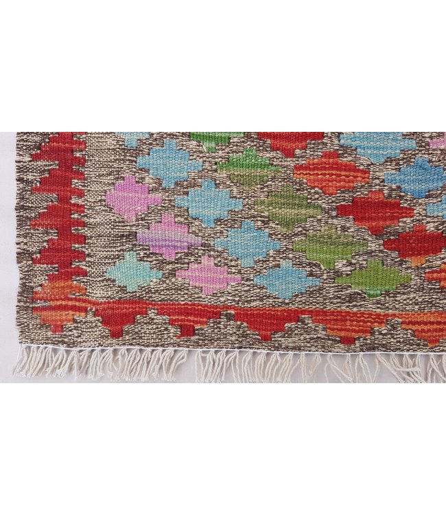 Handgewebte Orientalisch Wolle Kelim Teppich 119 x 82 cm