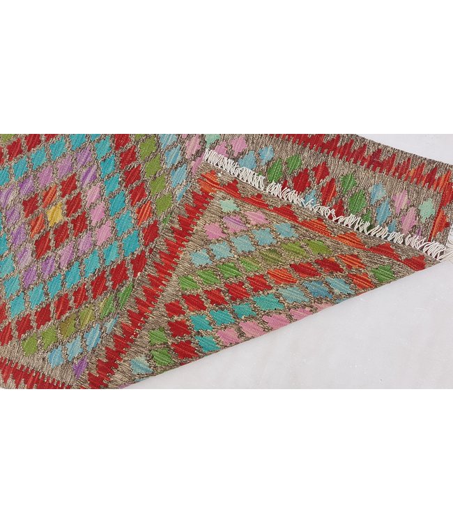 Handgewebte Orientalisch Wolle Kelim Teppich 119 x 82 cm