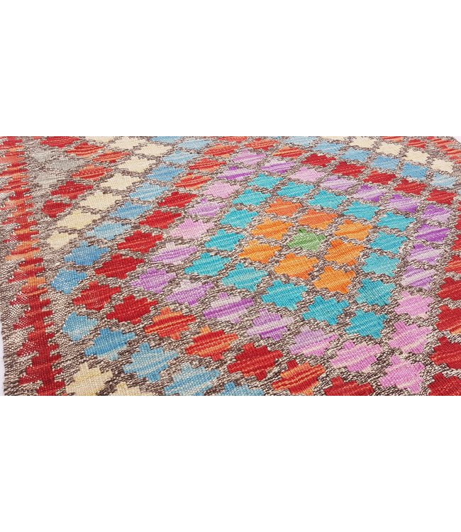 Handgewebte Orientalisch Wolle Kelim Teppich 118 x 83 cm