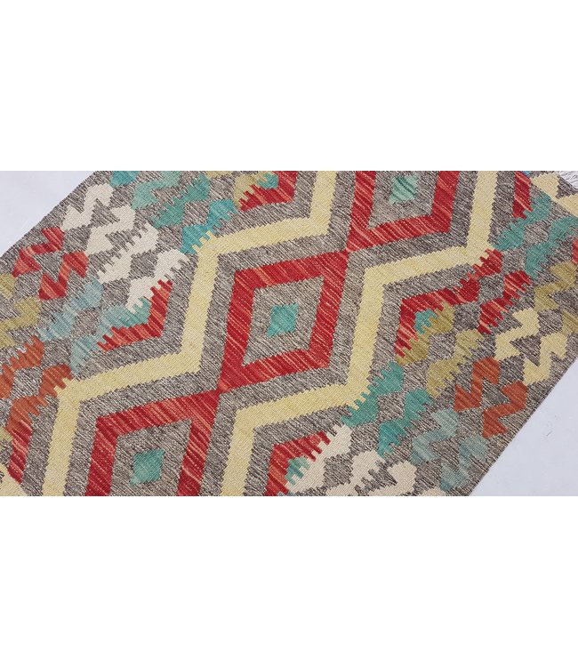 Handgewebte Orientalisch Wolle Kelim Teppich 114 x 89 cm