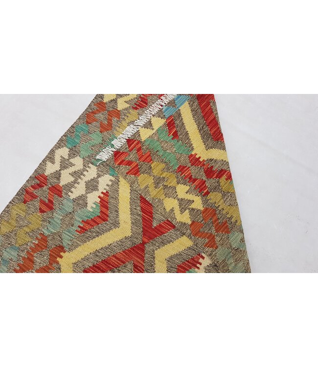 Handgewebte Orientalisch Wolle Kelim Teppich 114 x 89 cm