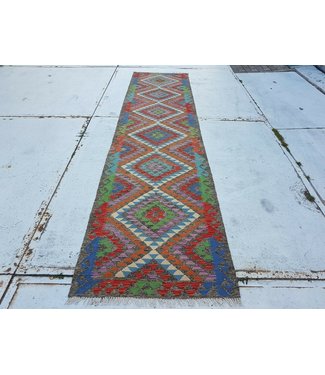 kelim rug runner   379x89 cm