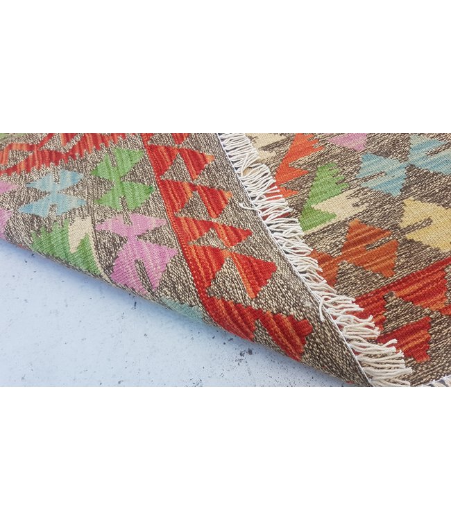 Handgewebte Orientalisch Wolle Kelim Teppich 120x 87 cm
