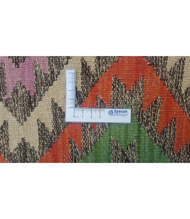 Hand Woven Afghan Wool Kilim Area Rug 120x87 cm