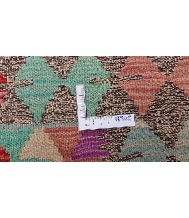 Handgewebte Orientalisch Wolle Kelim Teppich 121x89cm