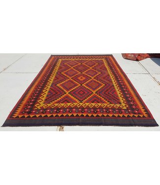 Hand Woven Afghan Wool Kilim Area Rug 339 x 231 cm