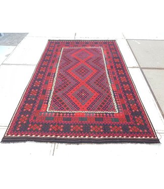 Hand Woven Afghan Wool Kilim Area Rug 402 x 261 cm