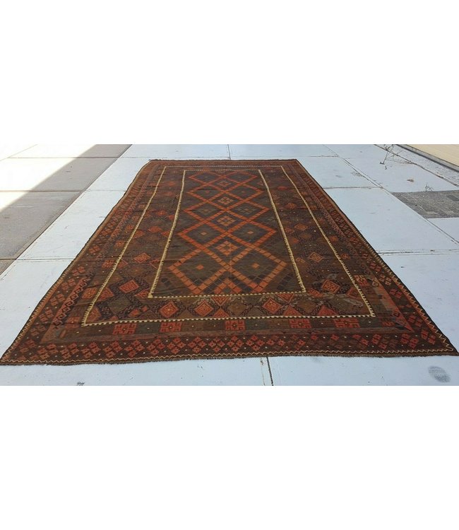 Handgewebte Orientalisch Wolle Kelim Teppich 507 x 266 cm