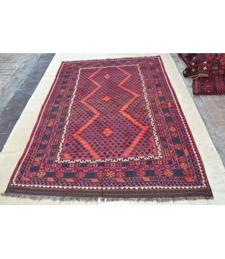 Hand Woven Afghan Wool Kilim Area Rug 348 x 218 cm