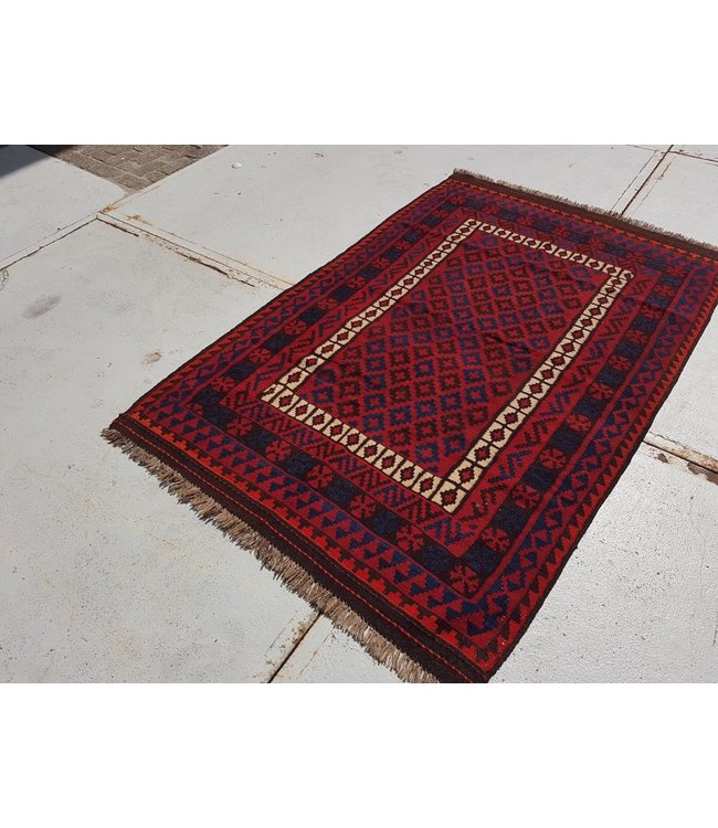 Handgewebte Orientalisch Wolle Kelim Teppich 203 x 130 cm