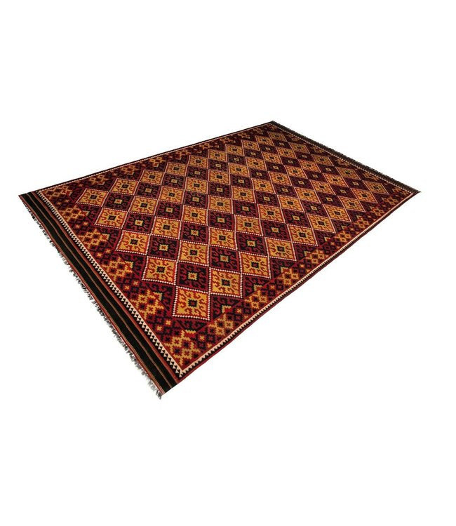Handgewebte Orientalisch Wolle Kelim Teppich 492x288 cm