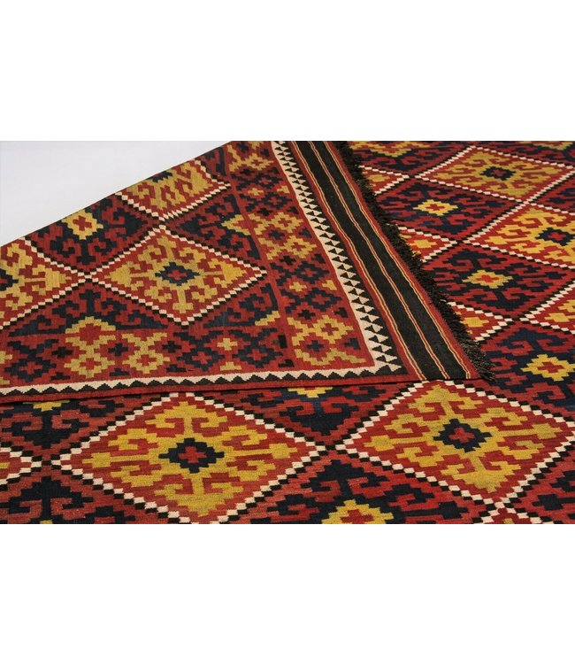 Handgewebte Orientalisch Wolle Kelim Teppich 492x288 cm