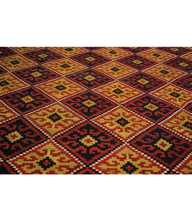 Handgemaakt Oosters Kelim Wol Vloerkleed 492x288 cm