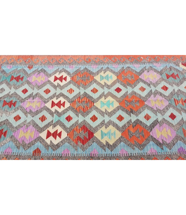 Handgewebte Orientalisch Wolle Kelim Teppich 239x169 cm