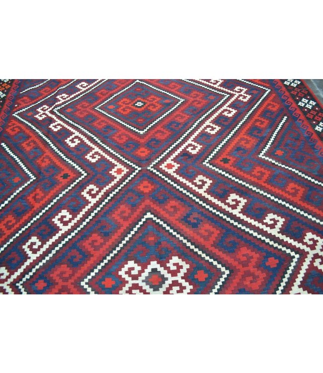 Hand Woven Afghan Wool Kilim Area Rug 445 x 275 cm