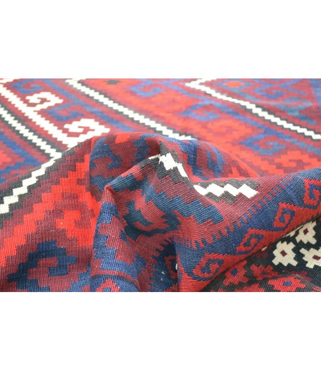 Hand Woven Afghan Wool Kilim Area Rug 445 x 275 cm