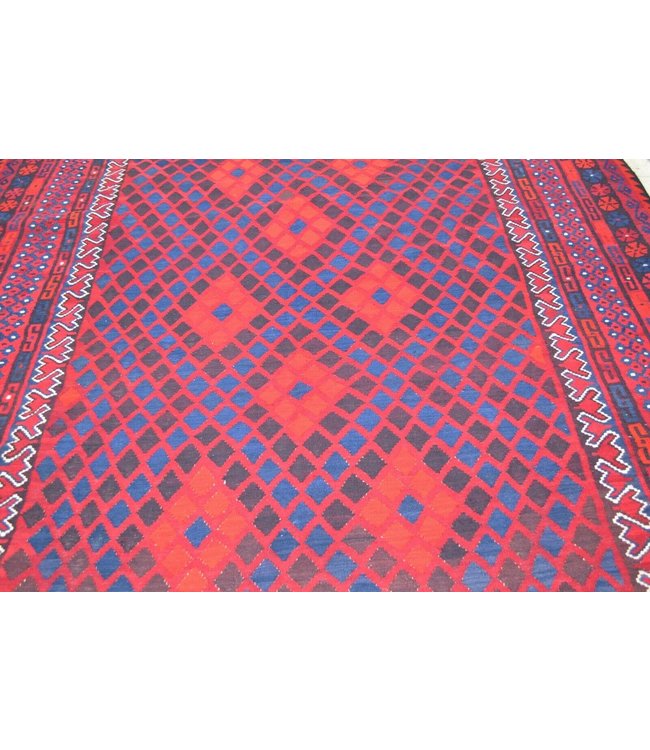 Handgemaakt Oosters Kelim Wol Vloerkleed 379 X 258 cm