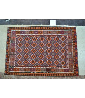 Hand Woven Afghan Wool Kilim Area Rug 379 X 264 cm