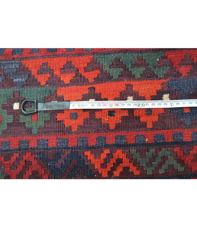 Handgewebte Orientalisch Wolle Kelim Teppich 393 x 251 cm