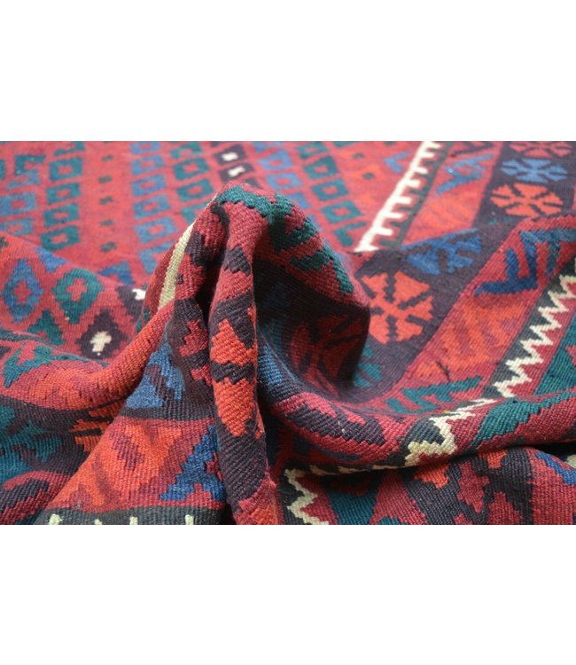 Handgewebte Orientalisch Wolle Kelim Teppich 286 x 236 cm