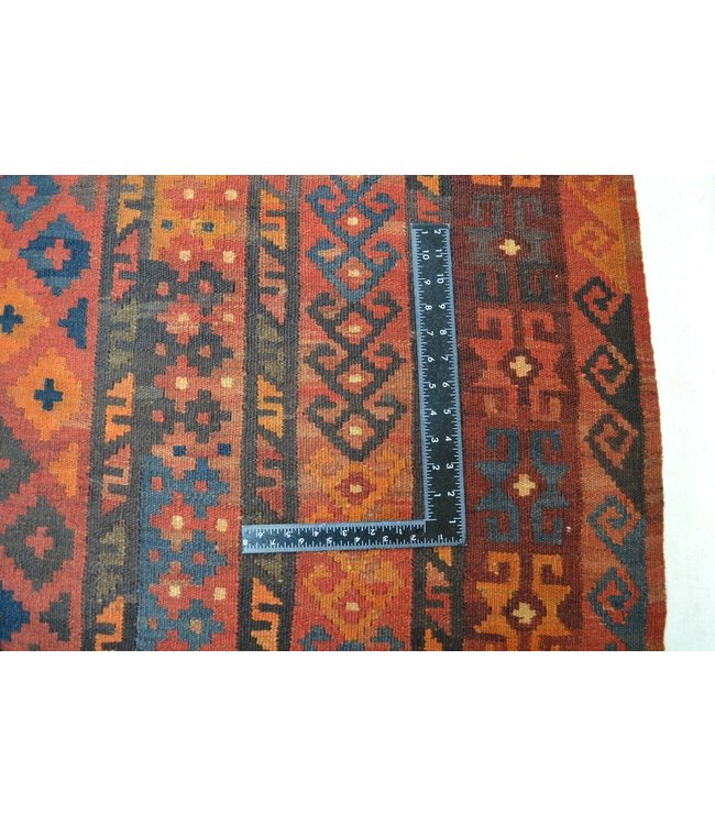 Handgemaakt Oosters Kelim Wol Vloerkleed 387 x 262 cm