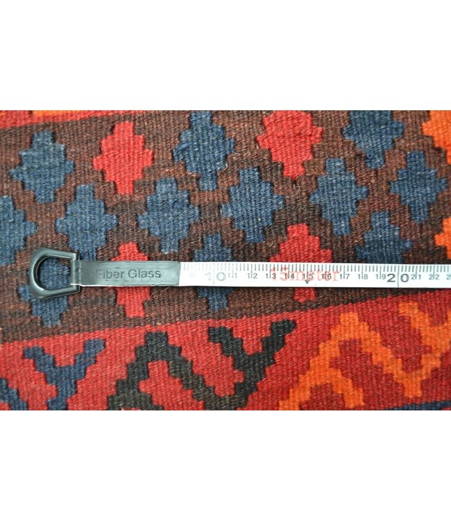 Hand Woven Afghan Wool Kilim Area Rug 426 x 243 cm