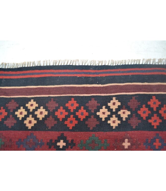 Hand Woven Afghan Wool Kilim Area Rug 300 x 242 cm
